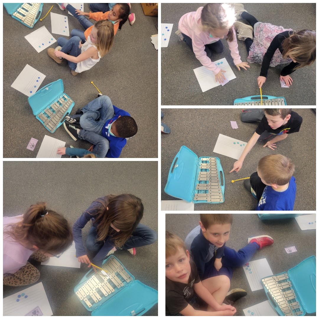 chayden919's tweet photo. 1st graders composed sol-mi melodies for friends to play on glockenspiels... smart cookies! @SMCPS_FineArts @BBES_SMCPS https://t.co/5IxKRPZQz9