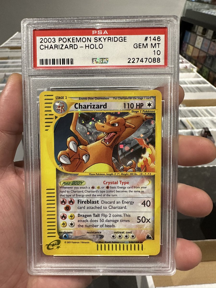 SkylightzG's tweet photo. PSA 10 Charizards - 10 https://t.co/rP68BJ5nMA