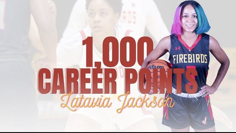 UDC Women’s Basketball (@udc_wbb) on Twitter photo Congratulations to <a href="/udc_wbb/">UDC Women’s Basketball</a> Junior Student-Athlete Latavia Jackson on scoring her 1,000th career point in tonight's Win over Molloy!
Go Firebirds!! 🔥🦅🏀
#CatchFire #NewEra #UDCWBB #FirebirdIsRising #ThatFirebirdLife Congratulations to <a href="/udc_wbb/">UDC Women’s Basketball</a> Junior Student-Athlete Latavia Jackson on scoring her 1,000th career point in tonight's Win over Molloy!
Go Firebirds!! 🔥🦅🏀
#CatchFire #NewEra #UDCWBB #FirebirdIsRising #ThatFirebirdLife