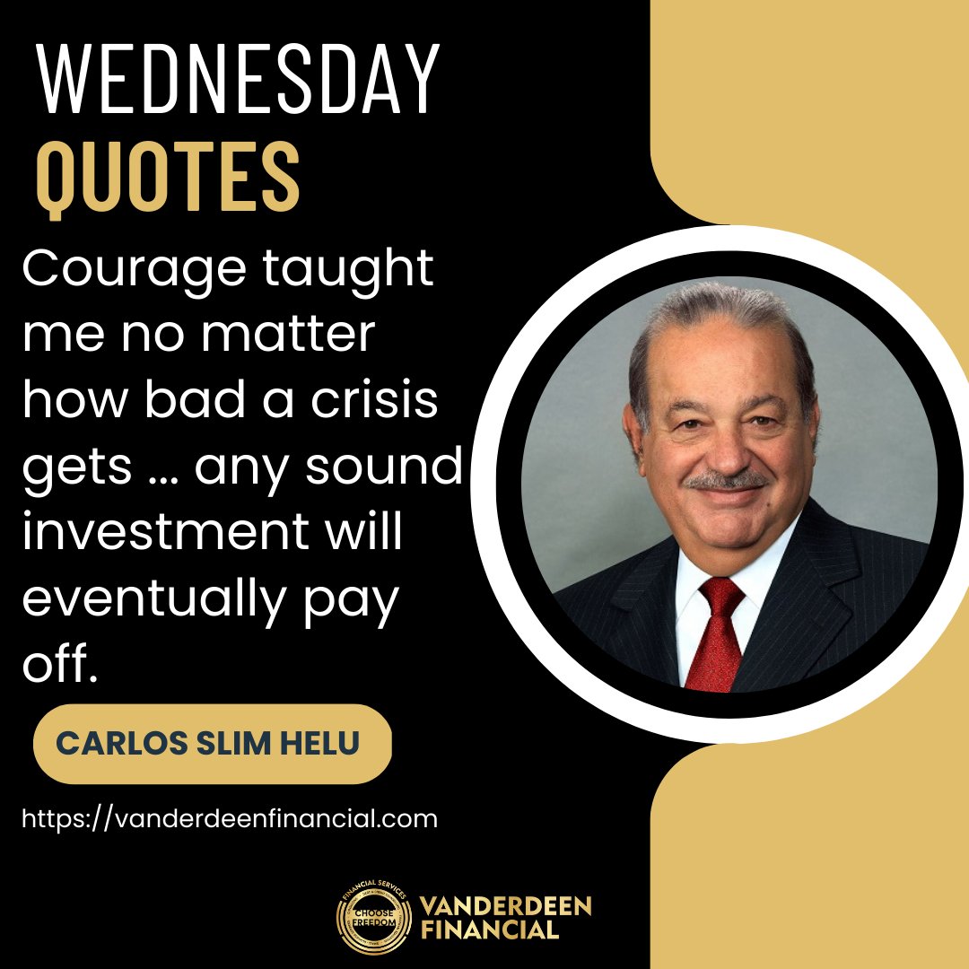 CVanderdeen's tweet image. So true! 

You only lose if you sell when it’s down with a great investment!

And unfortunately 95% of people buy high and sell low…

It’s so illogical.

You should act more like the people that are winning, not like the crowd!

vanderdeenfinancial.com

#people #investment