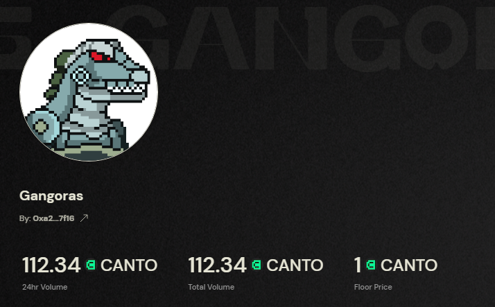 Gangoras on Canto | MINT IS LIVE tweet media