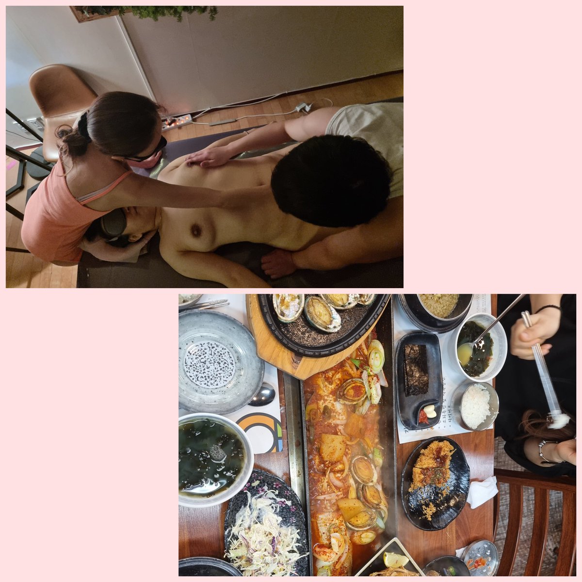 일산으로나들이~~
맛난거 먹고~~
다음은 스파에서 2:1  해달라는데 우짜여될찌
#마사지 #부커 #잼난거
