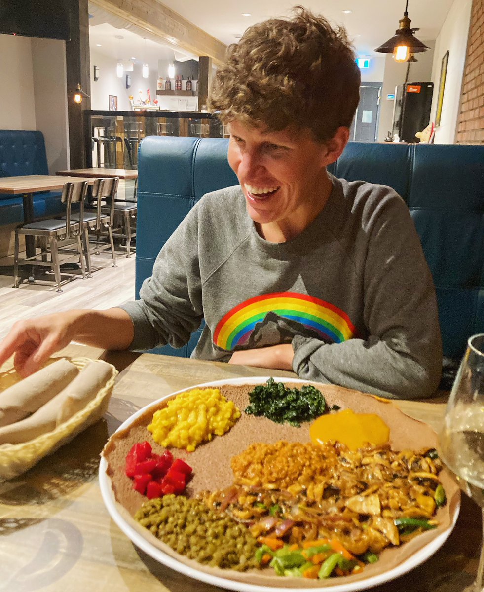 🤩 find someone who looks at you the way I look at fresh injera 🤩

Tried Gebeta Ethiopian Restaurant and it was *amazing*! We had the vegan sampler and mushroom tibs 😍🍄

Things have been pretty slow for them, and they could really use your support! 9349 118 Ave! 🙏

#yegfood