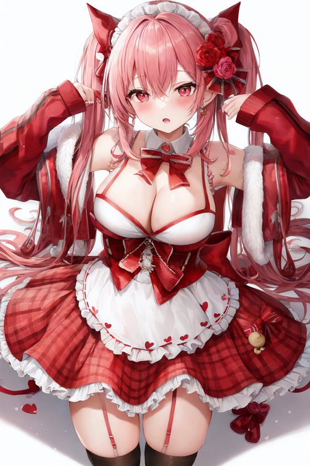 #AIイラストバレンタイン選手権
Valentineのみ
「はあ?チョコなんてあるわけないでしょ?」 