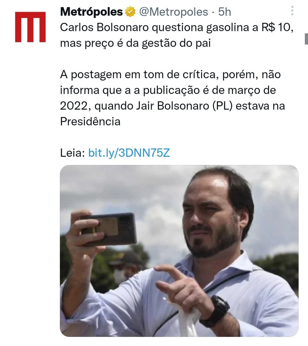 Mavioriginal's tweet photo. @CarlosBolsonaro Me conte mais aí ladr��o! https://t.co/hF2bTC8oiM