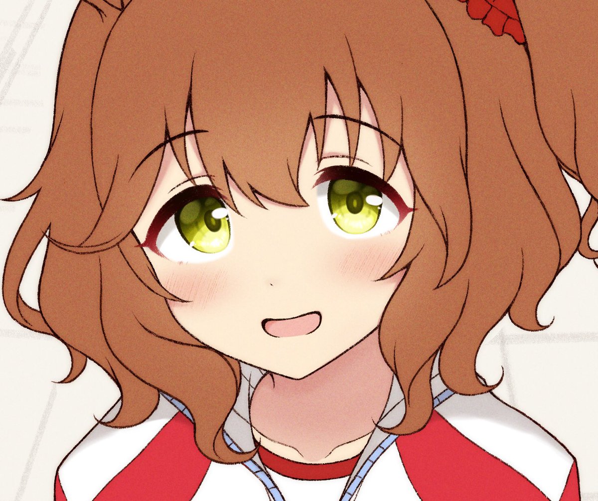 アストンマーチャン(ウマ娘) 「目の塗り良すぎて腰抜かしたすげえな、俺 」|ホクトロ🈚のイラスト