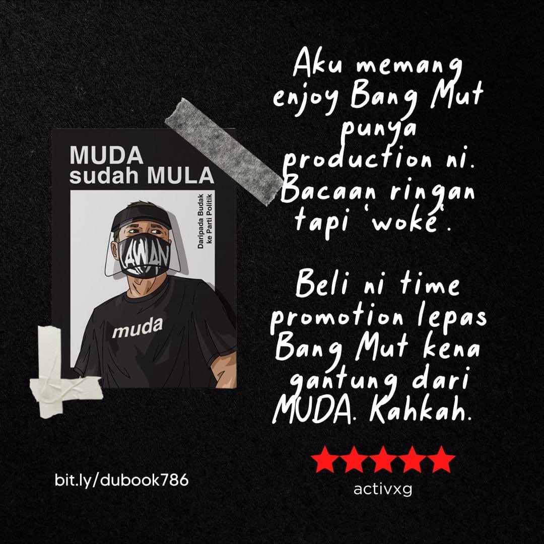DuBookPress's tweet photo. Sekadar menangguk di air keruh.
Tak ada jual di kedai buku, hanya ada di: https://t.co/sDddMaROXr
#LiarDanAngkuh
#DuBook
#MUDAsudahMULA https://t.co/taZrHJEWOd