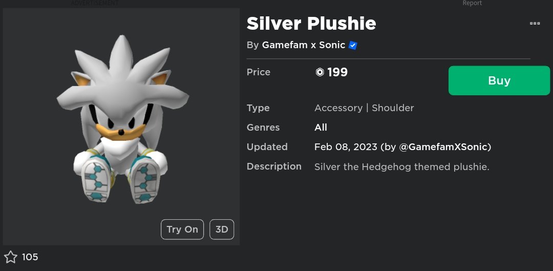 Sonic Speed Simulator News & Leaks! 🎃 on X: UPDATE: The Shadow Plushie  for #SonicSpeedSimulator on #Roblox has been updated 💙 Left (Old): Old  Shadow Plushie Right (New): Middle White Texture was