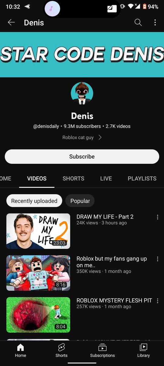 Austin85218372's tweet image. Yoooooo Denis!!! He is back!! 
#Roblox #RobloxContent @DenisDailyYT