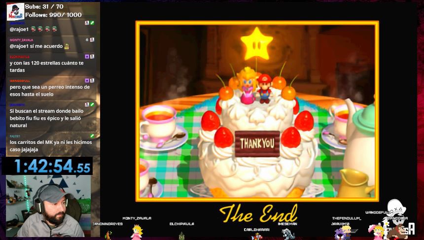 ManCorsaG's tweet photo. Nuevo récord personal en Mario 64 🥰 https://t.co/kBRTk0GBs9