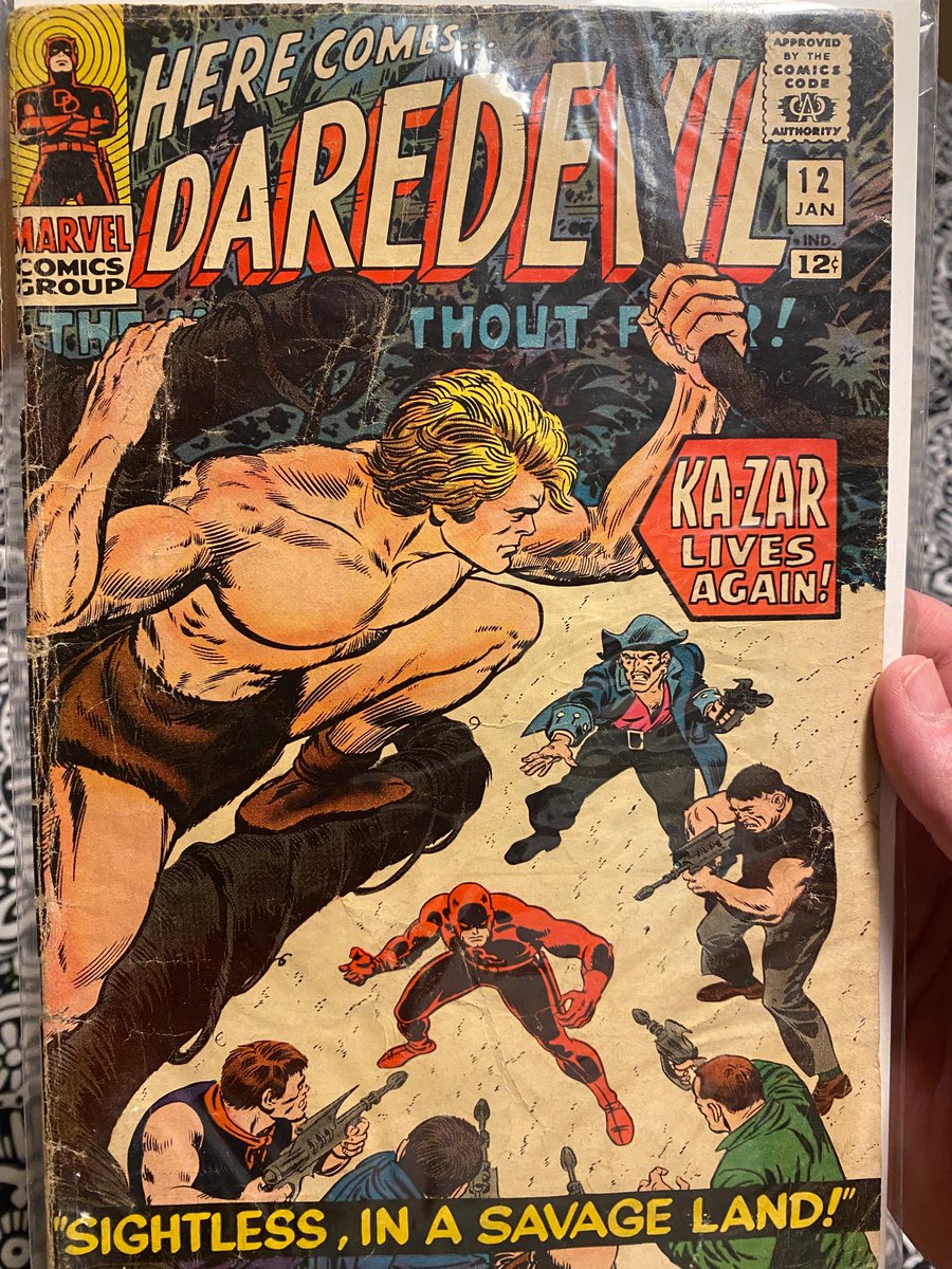 RCode44's tweet photo. She’s got some wrinkles and some crinkles but she’s got it where it counts! Behold! Daredevil 12! #DDcomic https://t.co/LFmtavFZXS