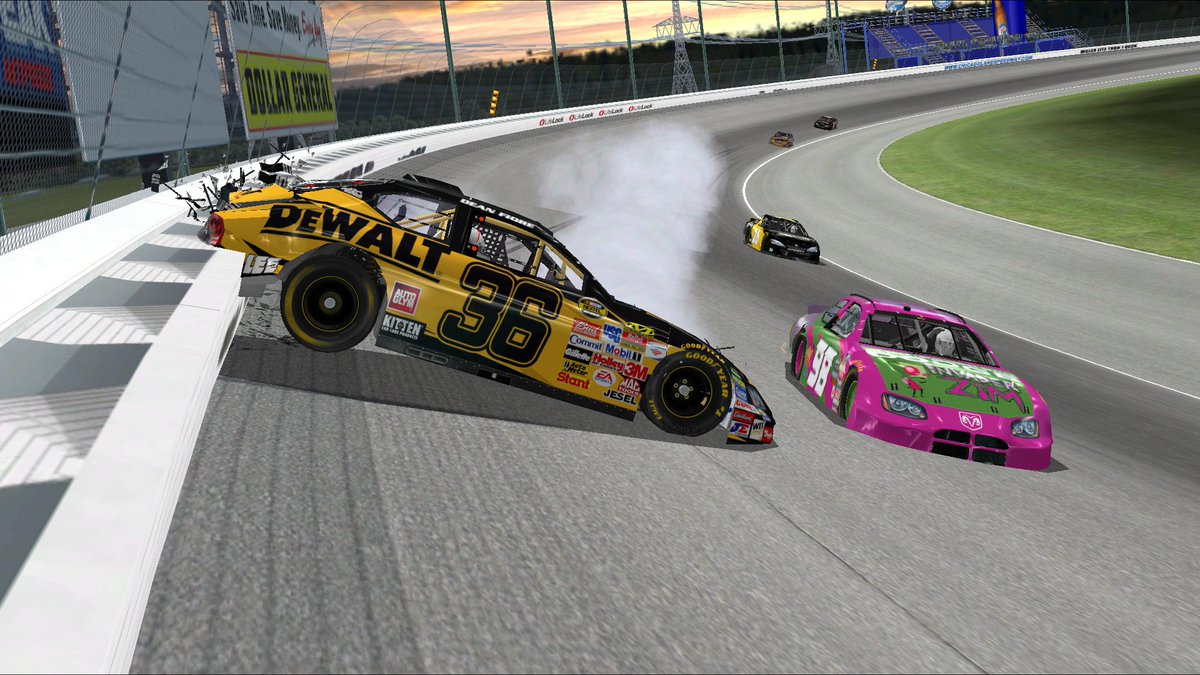 stickbug_en's tweet image. And... again. Great race pace from the NULON #36 today with Fiore racking up 8 laps led in 2 separate spells. He looked in position to compete for the win... but not everyone is willing to race clean. For the second weak in a row, our shot ended off the bumper of a Dodge. P7.