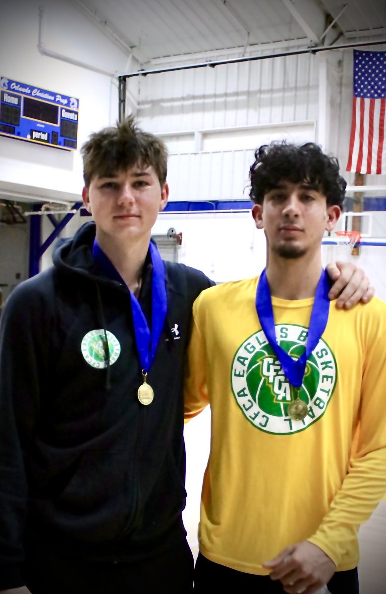 Congrats ⁦<a href="/eduardo_placer/">Eduardo placer</a>⁩  and ⁦<a href="/Tygustafson2023/">Ty Gustafson</a>⁩ - All district 2A. Come out Friday 7:30p for district finals at OCP! #CFCA ⁦<a href="/cfcahoops/">CFCA Eagle Basketball</a>⁩