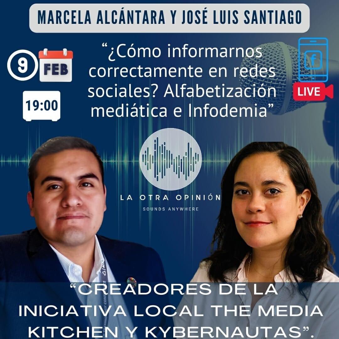 TMKitchen_'s tweet photo. 🗞 ¡Extra, extra! 🗞

📺 Mañana #jueves 9️⃣ de #febrero nos vemos en #LaOtraOpinión
Estarán @marcealguerra y @JLSantiagoG creadores de la iniciativa @TMKitchen_ y partícipes del Colectivo @Kybernus CDMX. Cap. 26 🎙️ Comisión Juvenil @ANLM5 #TuLiderazgoImporta #infodemia https://t.co/La87uk4WtI