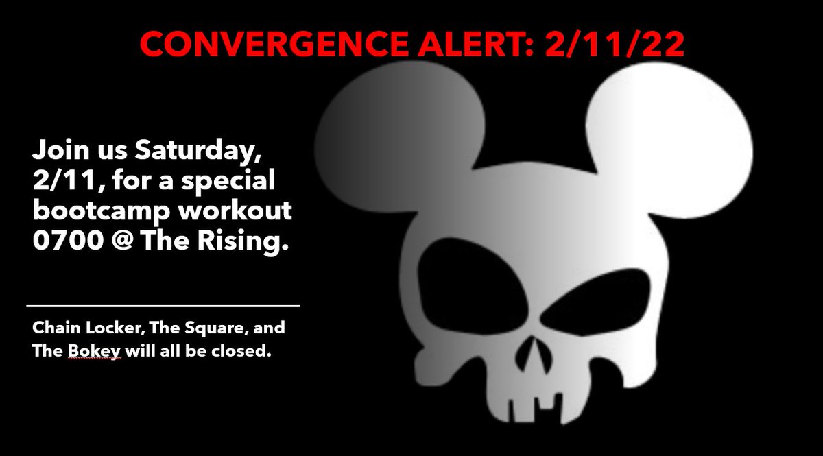 🚨🚨CONVERGENCE 🚨 🚨   F3Orlando has a special bootcamp workout planned this Saturday, 2/11. Join us at The Rising at 0700. You want want to miss it. #tutuQ Location: 357 Center Lake Lane, Oviedo, FL 32765