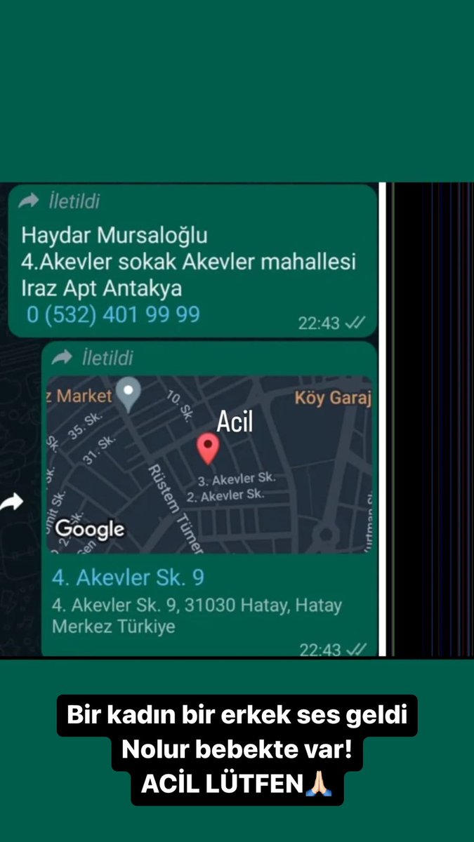 melisozer's tweet photo. @BabalaTv 4.akevler sokak acil GAZ MASKESİ. Guncel bilgi. Ekipten 1 kisi bayildi. Calismalarin devami icin. Yalvaririm zamanla yarisiyoruz https://t.co/u5kRnxvcoC