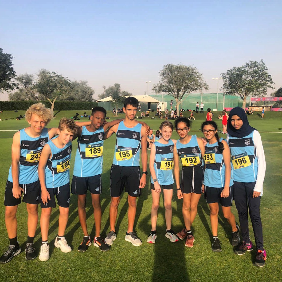 NLCSDubai's tweet photo. Well done to our 8 runners who qualified for the DASSA cross country Grand Finals. Special mention to Maisie Garrett on recording a 1st place in the girls Under 13 race ๐ฅ
#NLCSDubai #TeamNLCS https://t.co/NERX1X724Q