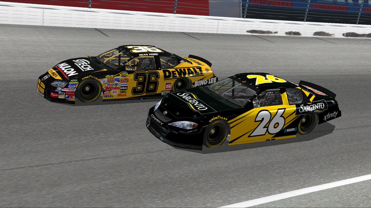 stickbug_en's tweet image. And... again. Great race pace from the NULON #36 today with Fiore racking up 8 laps led in 2 separate spells. He looked in position to compete for the win... but not everyone is willing to race clean. For the second weak in a row, our shot ended off the bumper of a Dodge. P7.