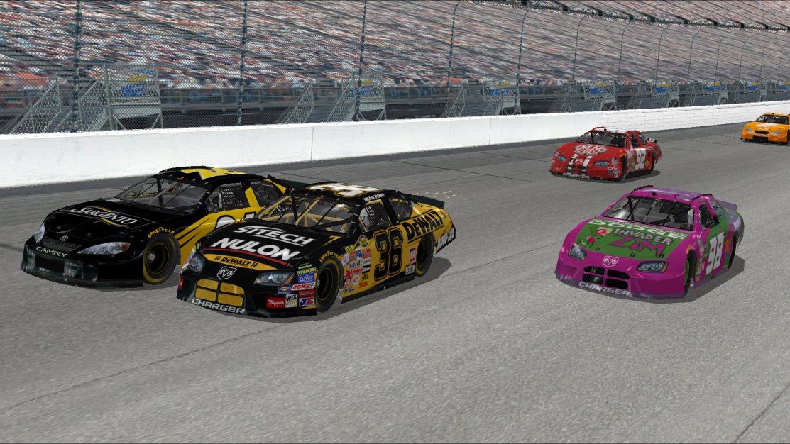 stickbug_en's tweet image. And... again. Great race pace from the NULON #36 today with Fiore racking up 8 laps led in 2 separate spells. He looked in position to compete for the win... but not everyone is willing to race clean. For the second weak in a row, our shot ended off the bumper of a Dodge. P7.