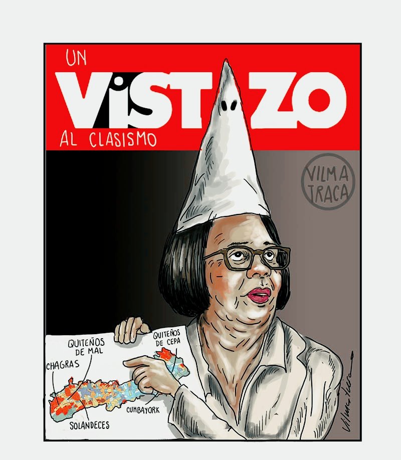 vilmavargasva's tweet photo. #Quito #Vistazo #Vilmatraca #Caricatura #EleccionesEc2023 https://t.co/Gs0fgSrlej