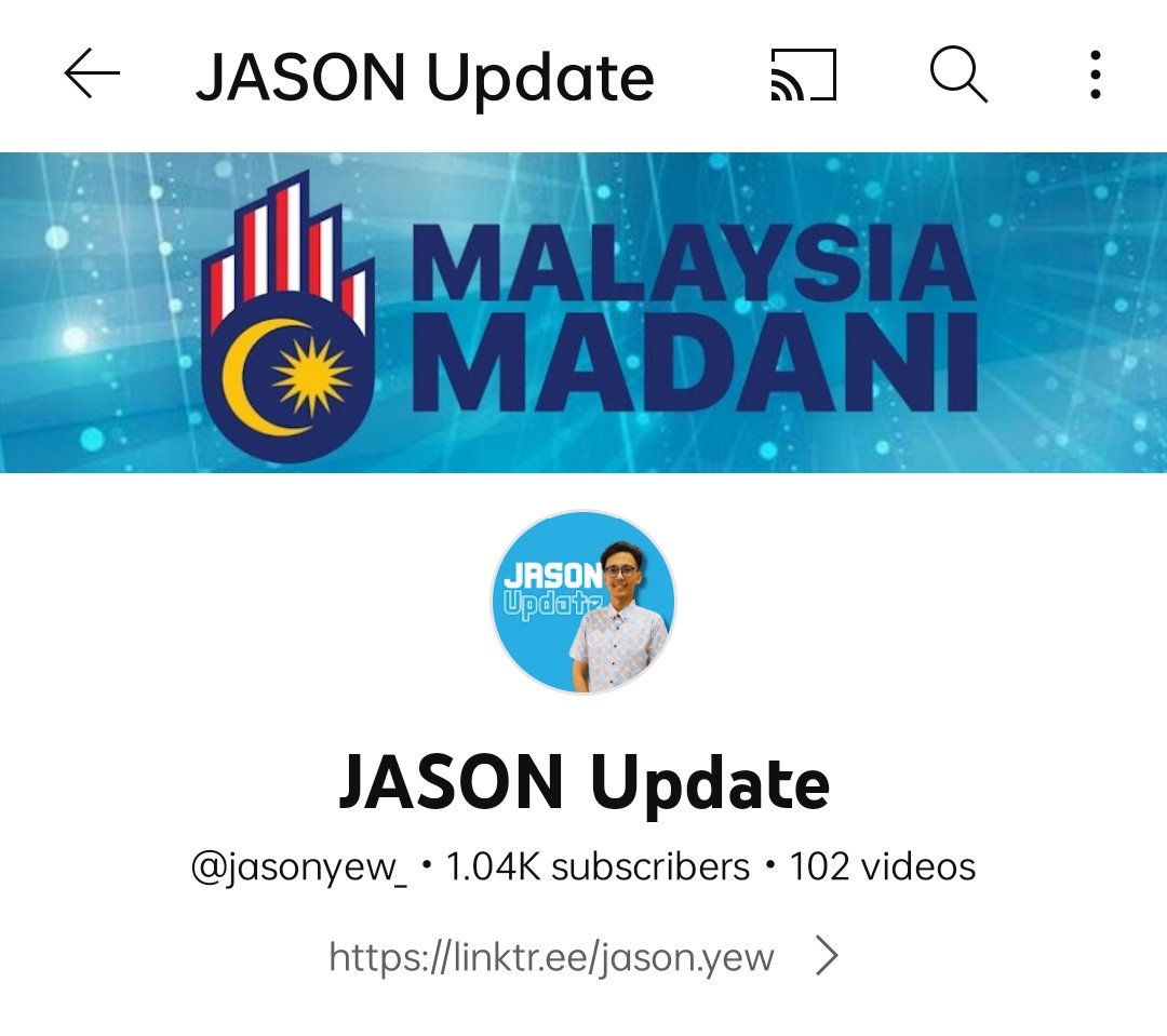 jasonyew's tweet photo. 🤲 dah sampai 1k subscribers 🙏 #jasonupdate #YouTube
Follow👇
https://t.co/m45QodbmUF https://t.co/zXZIDEHZdN