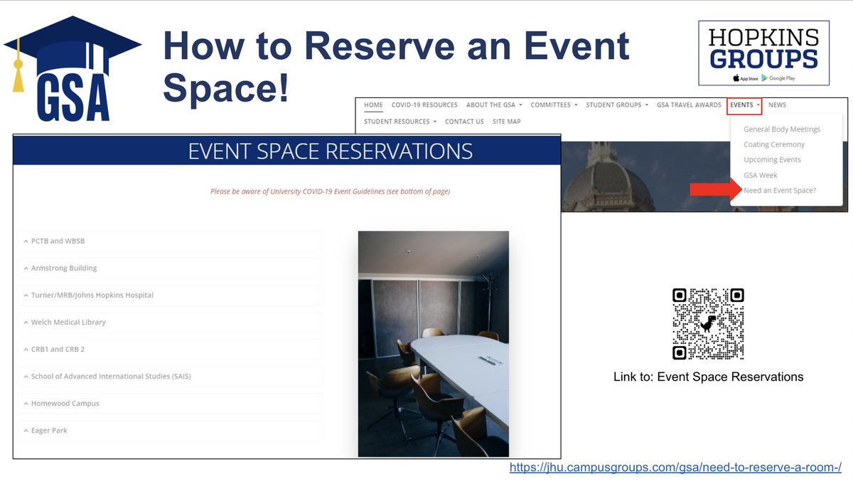 jhmi_gsa's tweet photo. How to reserve an event space!
https://t.co/fwnPQ0X3rH https://t.co/33ohywREqc