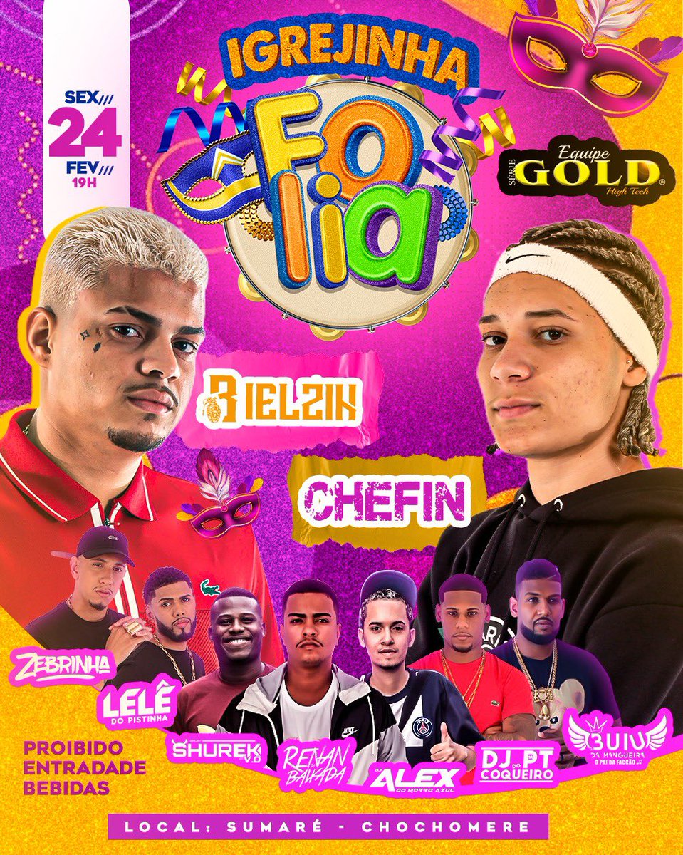 CHEGOU A HORA E O MOMENTO, VAMOS PARAR A BAIXADA FLUMINENSE.. VEM PRA IGREJINHA ⛪️🚀🥳