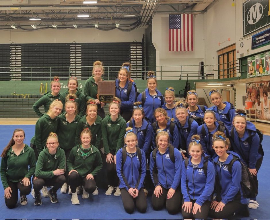 medinaathletics's tweet photo. Congratulations to the Medina Gymnastics Team as they are the 2022-2023 GCC Co-Champions after tonight’s meet at The Hive! @MedinaBeesGym @MCScomm1 @MedinaBoosters @MedinaGazette @Ohio_GCC https://t.co/Wje20PEfCg