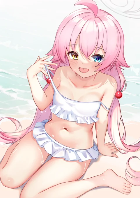 水着ホシノ #ブルアカ 
#ブルアカらいぶ2周年SP 