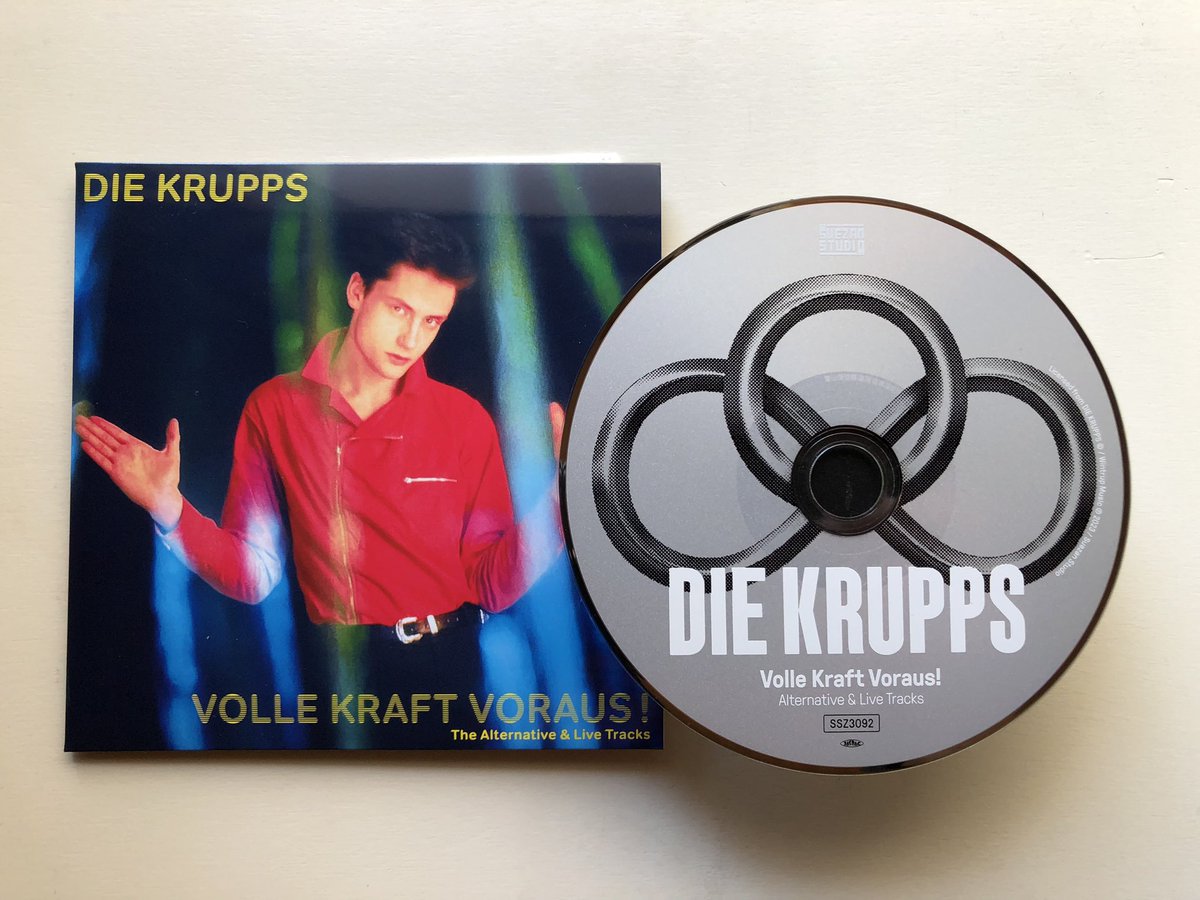 特典CD 『全速前進：オルタナティヴ＆ライヴ・トラックス』&ポストカード付き限定セット届きました。フォーエヴァーレコードさん、suezan studio さんありがとうございます。
#diekrupps
