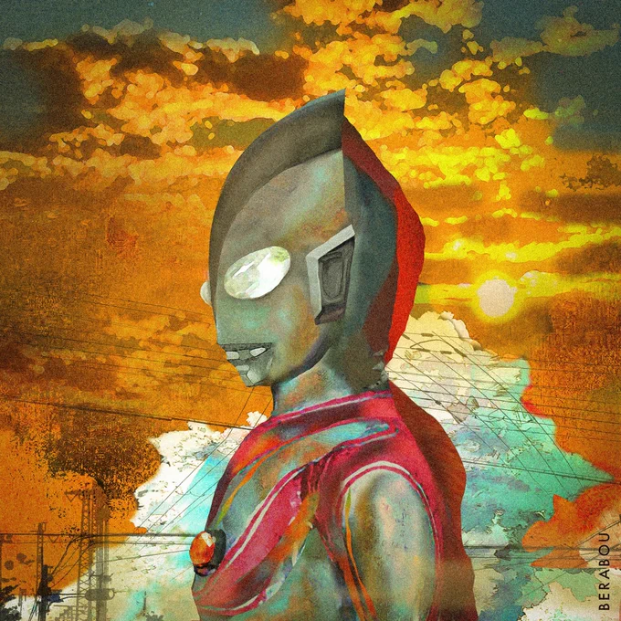 はじまりの戦士達#シンウルトラマン#米津玄師 #イラスト#FANART #illustraion #M八七 