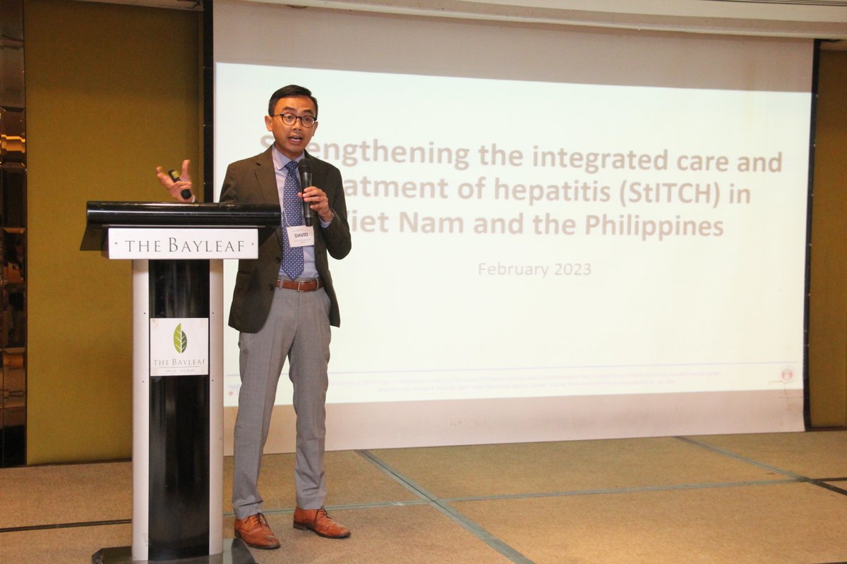UPManilaOnline's tweet photo. Happening now:
StITCH (Strengthening the Integrated Care and Treatment of Hepatitis in Vietnam and P) Research Validation and Co-design Launch, 9 February 2023, at Bayleaf Intramuros, Manila.
#SDGs #GlobalGoals #SDG3 #SDG4 #SDG17 https://t.co/LaLkj8dRKx