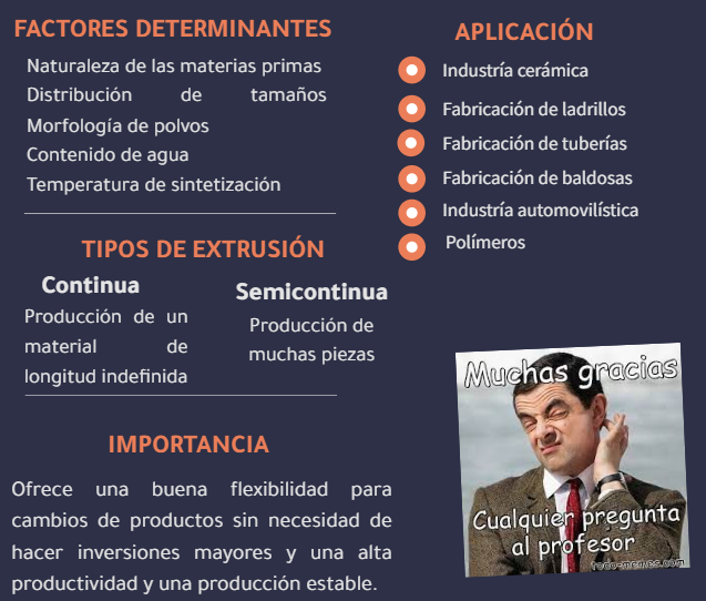 _ypaola's tweet photo. ¿Sabías que un proceso de extrusión es similar a lo que realiza una moledora de carne? 
Aquí te explicamos:
recuerda si algo con forma deseas fabricar, no olvides la extrusión emplear.
#ExtrusionB1 @DoE_IQUIS #FenomenosDeTransporteEsFenomenal 
Sigue el hilo https://t.co/chftogPrC3