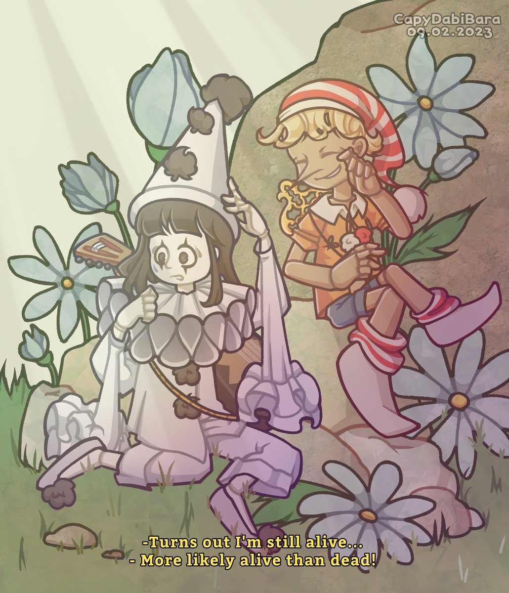CapyDabiBara's tweet photo. #Буратино #ПриключенияБуратино #Buratino #fanart #art #Pierrot

I just LOVE this movie. Every time I watch it, literally all my stress and cumulative fatigue says "Bye" for the next week. And yes, I have been wanting to draw this scene for a very long time)) https://t.co/Q8TFYBRTpY