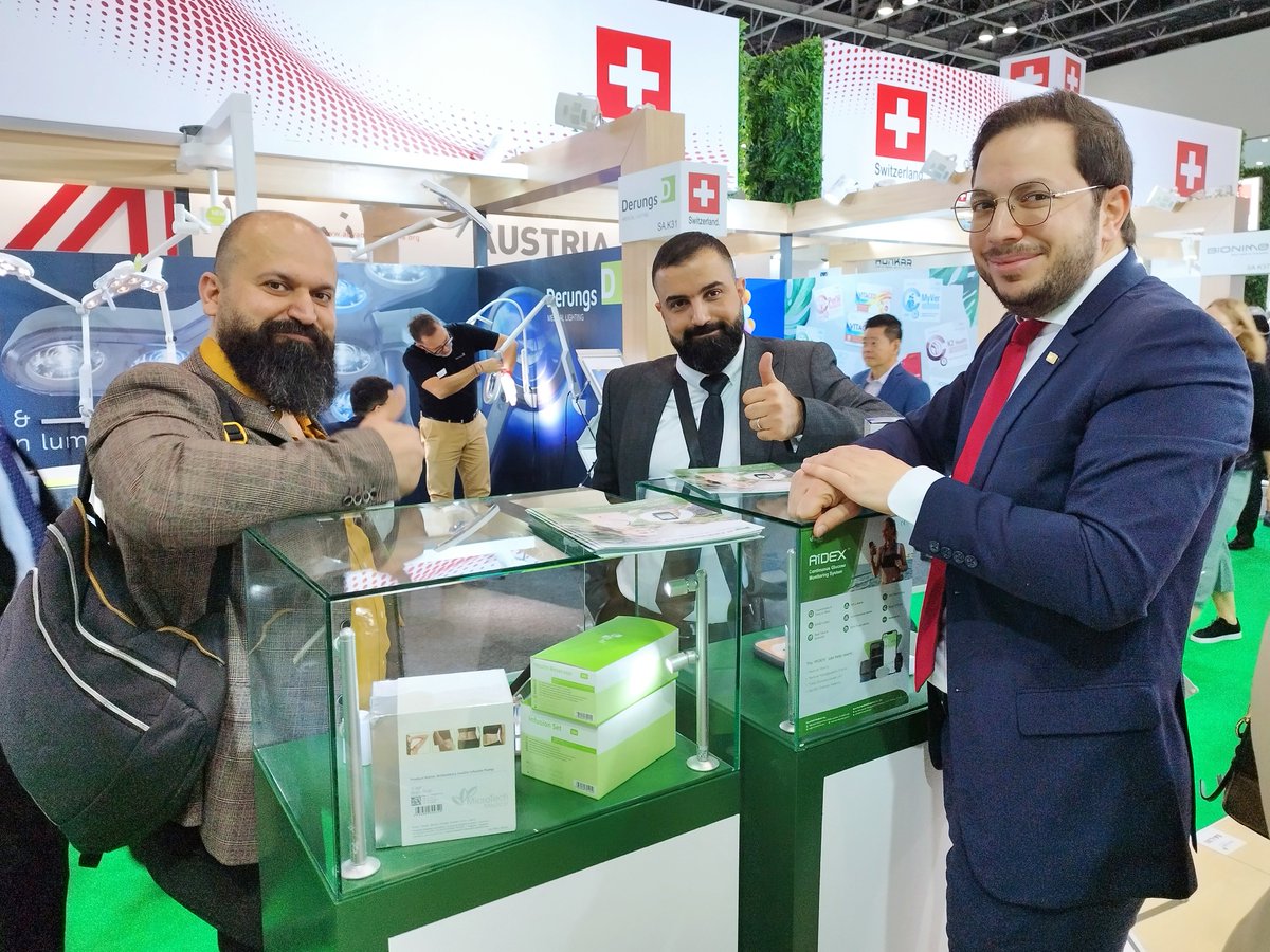 MicroTechDiabet's tweet photo. It was a wonderful exhibition Arab Health 2023, Thank you to all the partners and visitors for participation! 
#arabhealth2023 #dubai
#MicroTech #CGMS #CSII https://t.co/qmXXKqFWEI