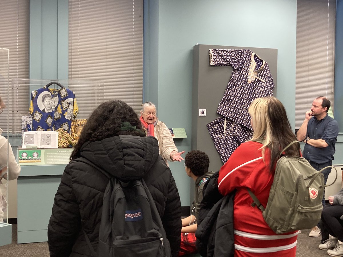 We really enjoyed having an @AnthroAtWayne class visit the museum this week. Next week Dr. Campbell’s @afamstudies_wsu students will have the chance to do the same. When are YOU coming by?