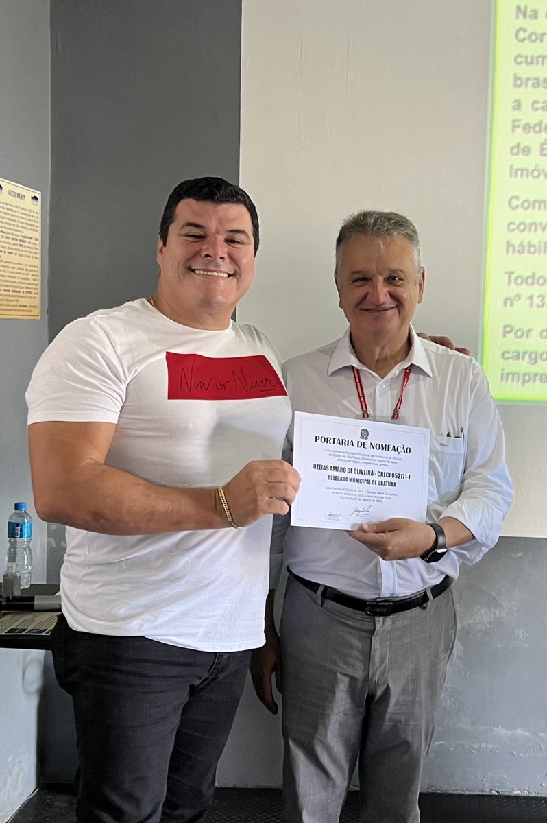 OzeiasAmaro's tweet image. Com presidente do #crecisp #viana