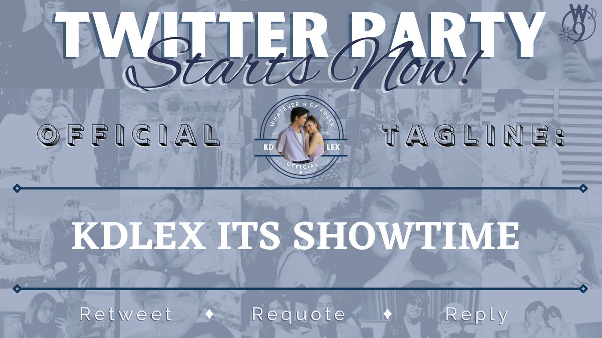 whatever9ofc's tweet image. Twitter Party Starts Now!

Official Tagline:

KDLEX ITS SHOWTIME

#PETAWalangAray | #KDLex

-No Emojis
-No Double Tagging
-No Numbers
-Engage to big accounts
-Tweet w/photos, gifs &amp;amp; vids
-RT, Requote &amp;amp; Reply

Prioritize individual and fresh tweets please. Thank you!