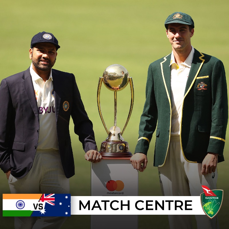 cricketcomau's tweet photo. 2 DOWN!

Australia struggling early at 2-2 after Warner is clean bowled!

#INDvAUS