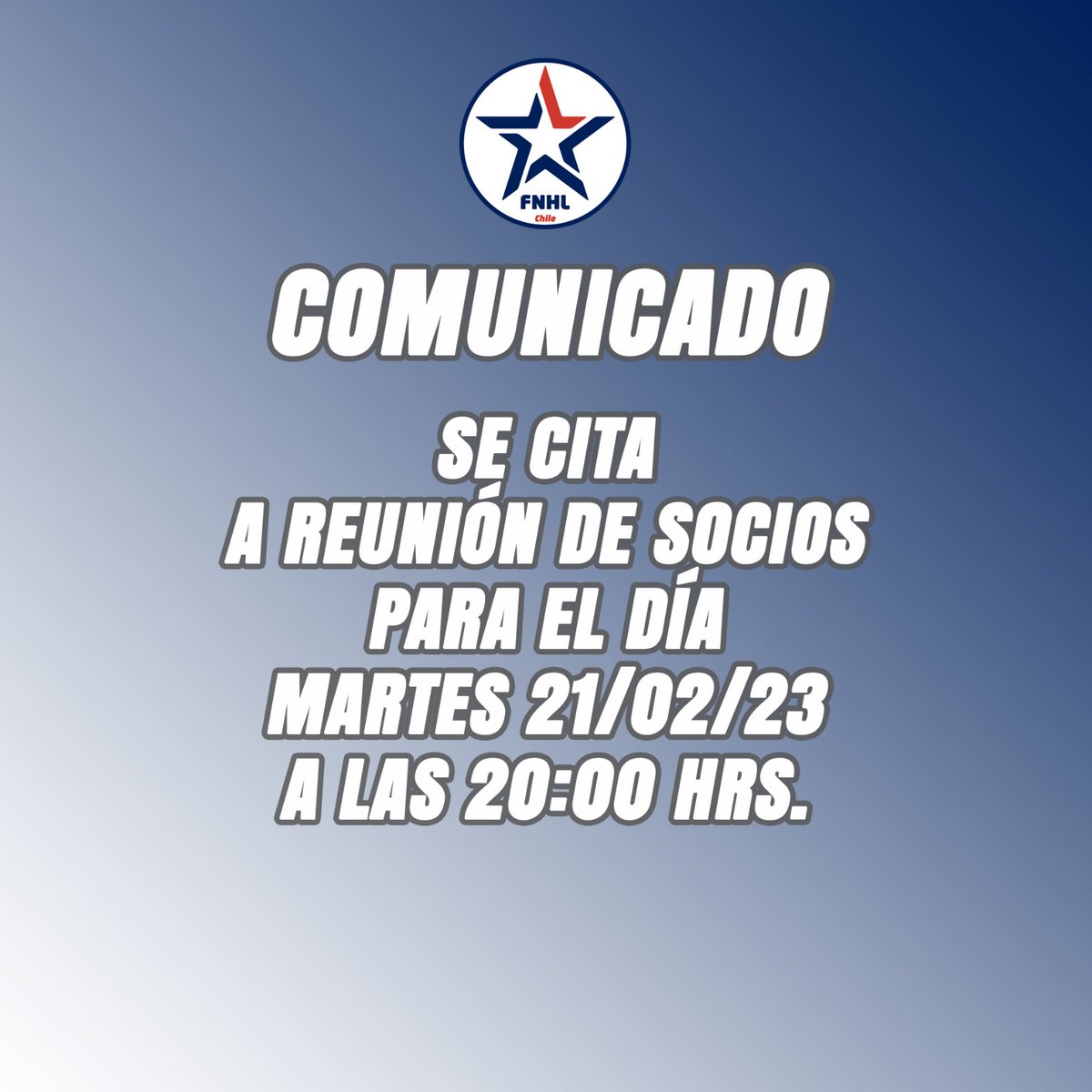 fnhlchile's tweet photo. Iniciamos el trabajo 2023.
#hockeyenlínea
#fnhlchile
#hockeyplayer
#hockeyteam
#mindep
#indchile https://t.co/KXpudUbeNl