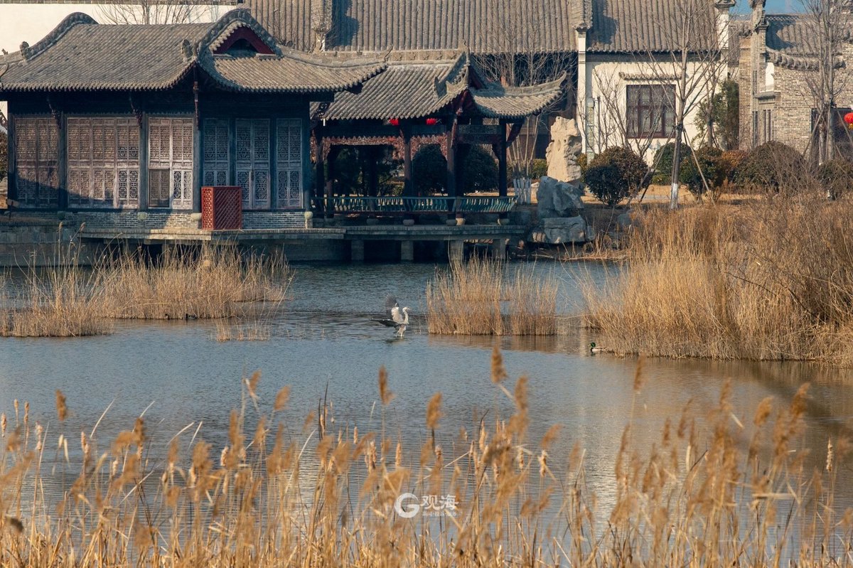 The natural ecology and the ancient architecture complement each other.