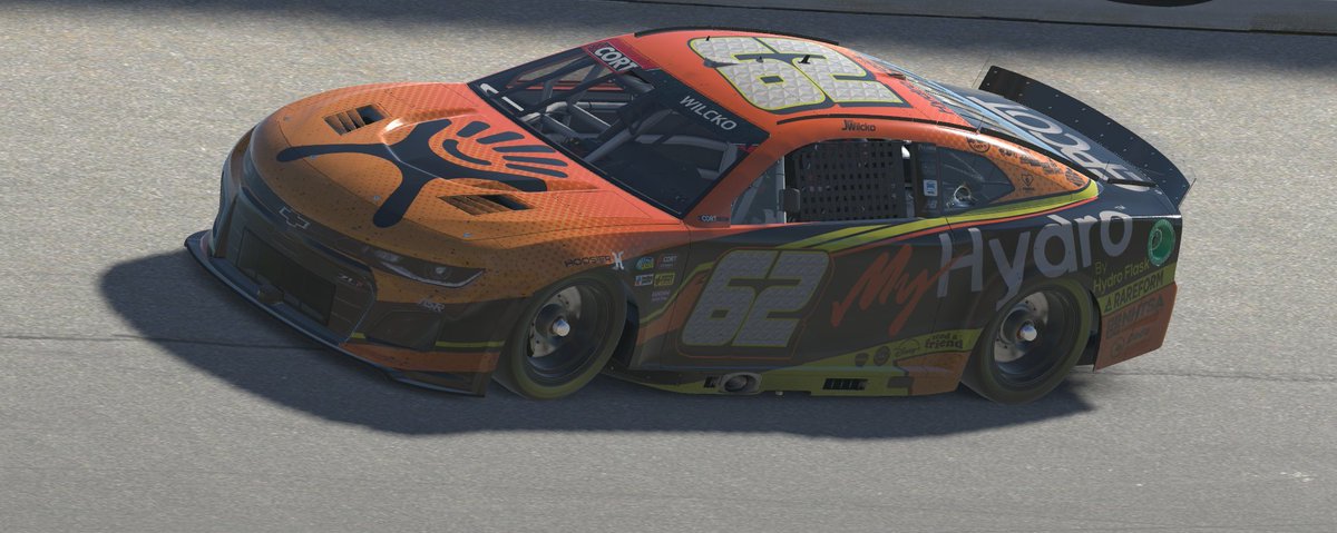 JWilcko's tweet photo. We had a really fast #62 car in tonight's @CORTRacing cup series race at Atlanta. The car was P2 in practice and had a good shot at a top 10 but the driver made one costly mistake. Still proud of our efforts in our #MyHydro by @HydroFlask car. #HeyLetsGo #RefillForGood https://t.co/sPzD3ROfiX