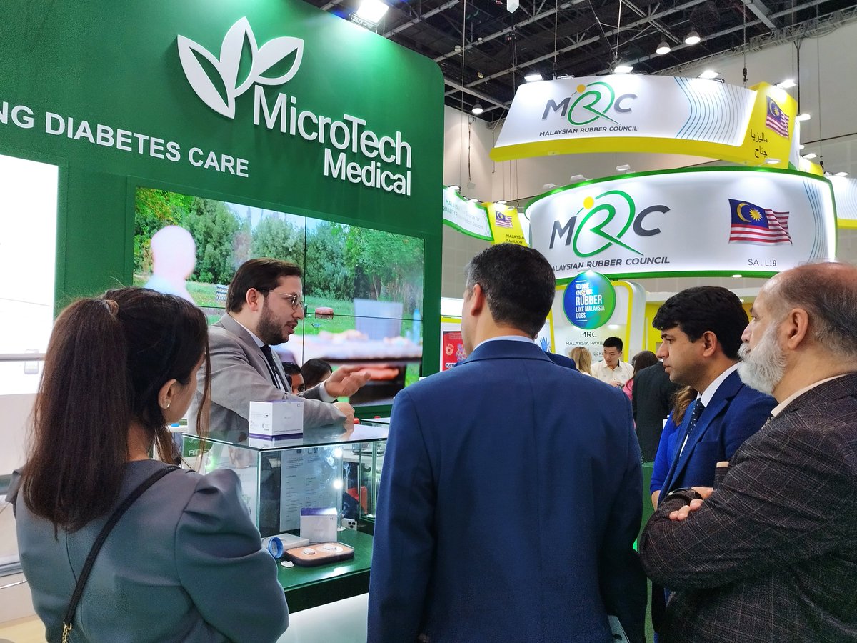 MicroTechDiabet's tweet photo. It was a wonderful exhibition Arab Health 2023, Thank you to all the partners and visitors for participation! 
#arabhealth2023 #dubai
#MicroTech #CGMS #CSII https://t.co/qmXXKqFWEI