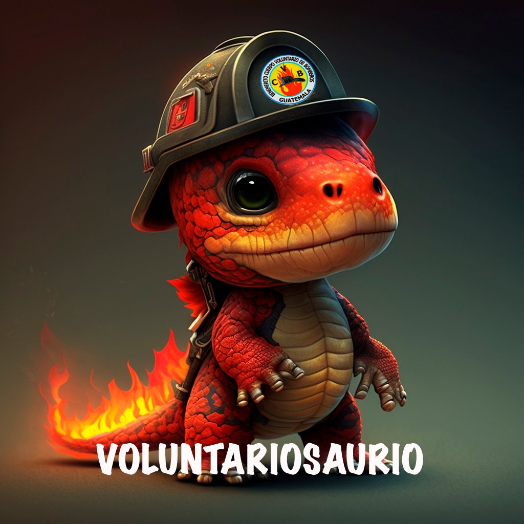 BVoluntariosGT's tweet photo. Les presentamos a nuestro:

“Voluntariosaurio” 🦖🚑 https://t.co/7Hpj8ZHNk5