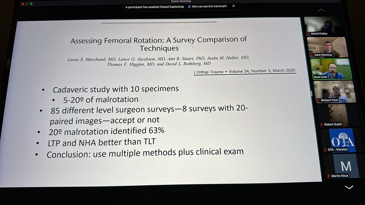 100 participants at #fracturenight tonight with @bdbonedoc @MUOrthopaedic. #MASTERCLASS on Femoral Rotation - all the techniques. 
COME TO FRACTURE NIGHT! Next week we have Andy Choo from @HoustonOrthoTR for an upper extremity case. @davidhcmd