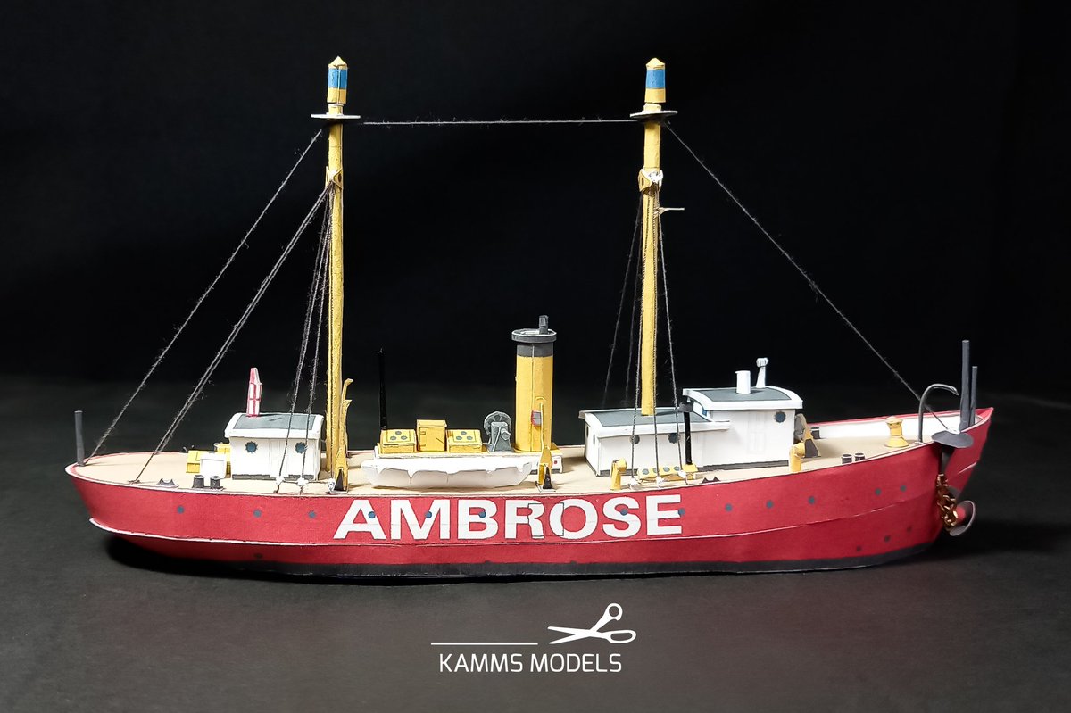 CamiloX_222's tweet photo. Lightship AMBROSE 1/250.
Build complete.
#papermodeling #papercut #scalemodelsworld #kammsmodels #papermodels #southstreetsesport
#manhattan #nycdailyfeatures
#newyorkforall #newyork https://t.co/8afkAchnY8