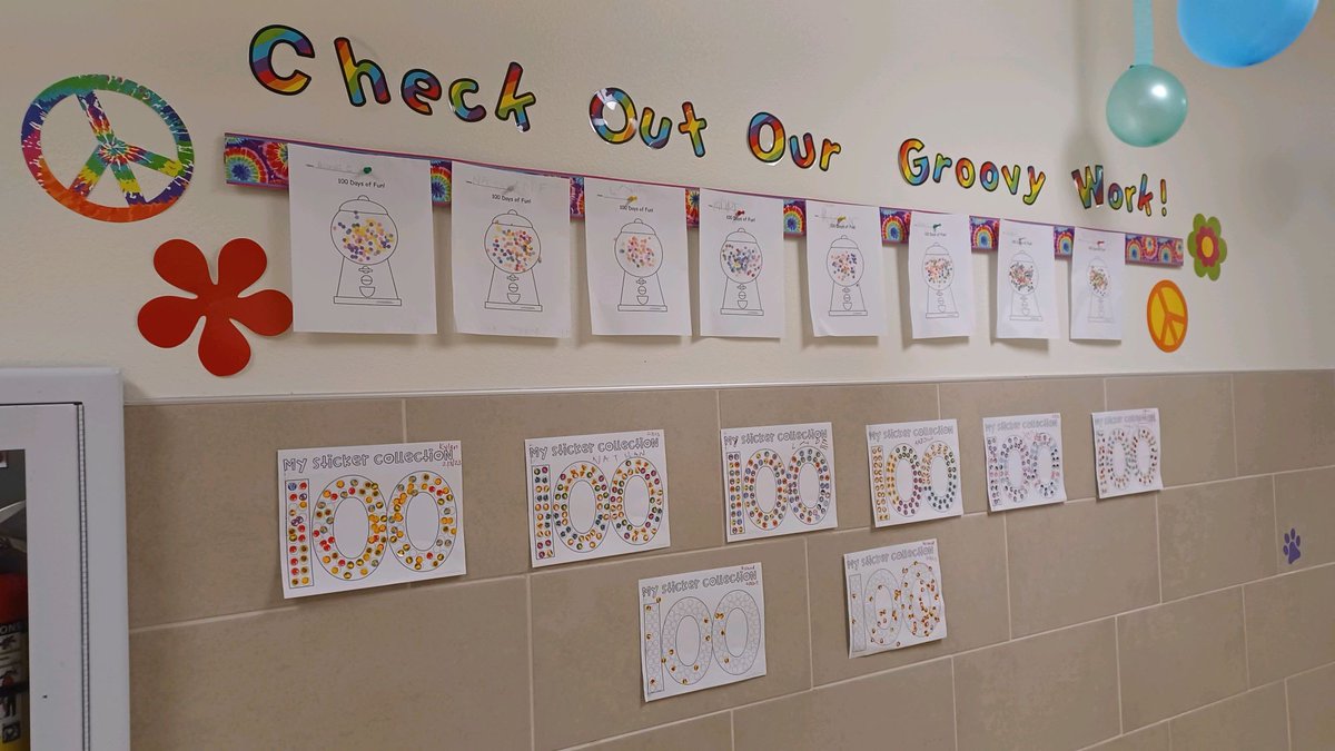 MicheleShipper's tweet photo. Our kiddos did so great during our 100th Day of School stations! We focused on fine motor activities and they all rocked it! 💯
#holepunchactivity #stickeractivity #finemotor #specialeducation #elementary #100thdayofschool #KISD100thDay @WSESWildcats @KellerSped https://t.co/NwiPsKqI5i