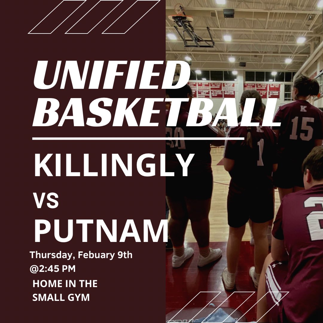 ClassactKhs's tweet photo. UNIFIED BASKETBALL TOMORROW @HOME @2:45‼️ https://t.co/FetOG43cc8