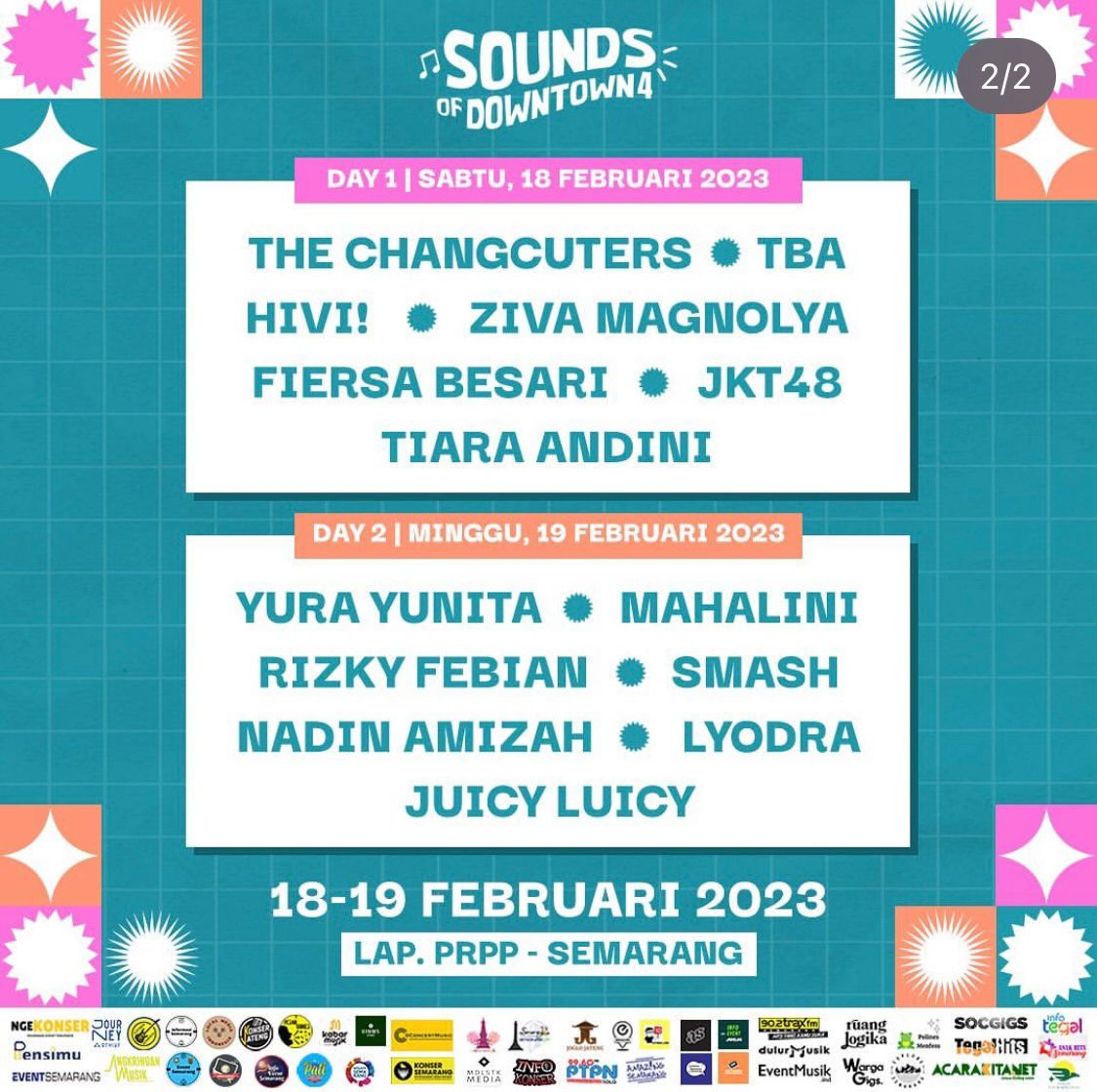 awaaajpg2's tweet photo. Sale tiket sod semarang day 1 (18 Februari 2023) , 180k ajaa, yang mau dm yaaโจ
#soundofdowntown #SODVOL4 https://t.co/KyJgqDt2Si