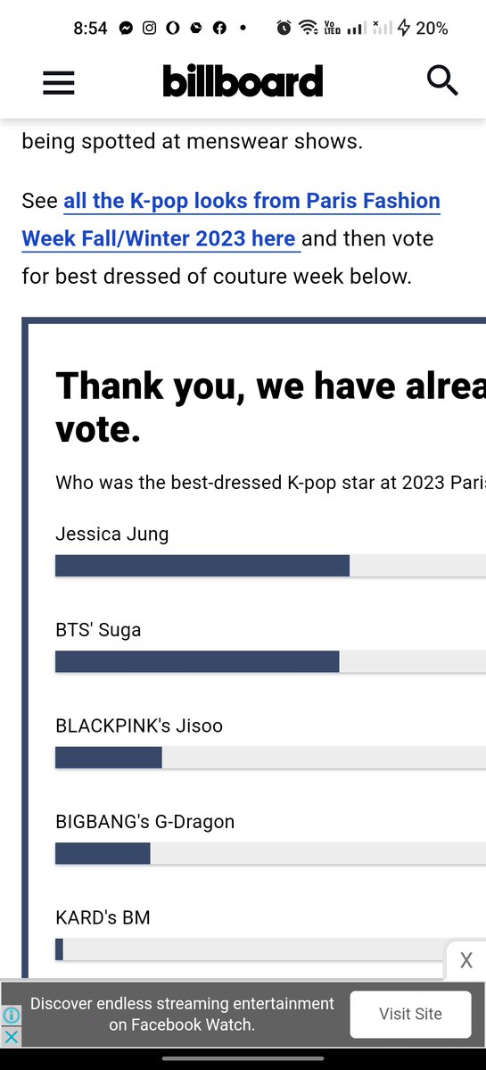We all collectively forgot about this voting so please vote from as many  different browsers as u can (chrome, opera, firefox etc) 

📍billboard.com/music/pop/kpop…

#SUGAxValentino 
#SUGAValentinoDiVas 
#SUGAxValentinoCouture 
#SUGA